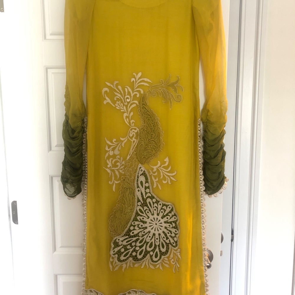 Yellow/Green SouthAsian, NEW, Shalwar Kameez